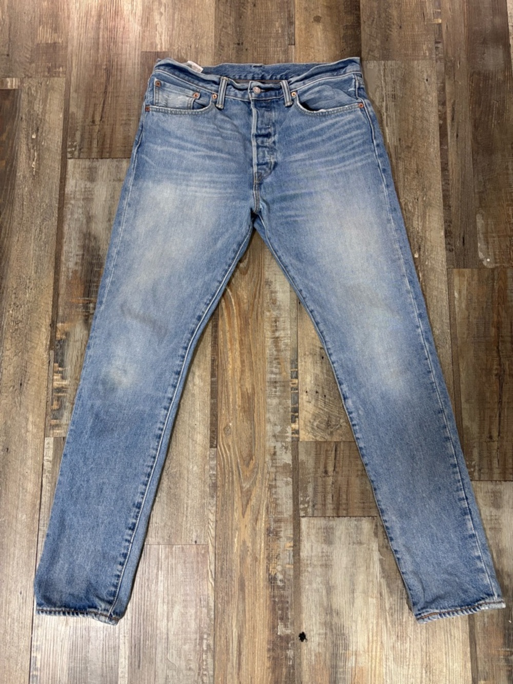 Levi's 501 CT Slim Light Blue Washed Jeans 32x34